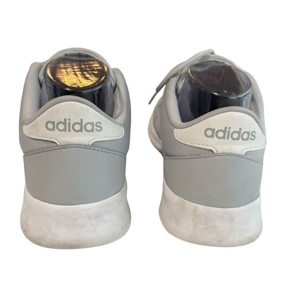 ADIDAS Women’s Gray White Cloudfoam Sneakers Size 9.5 - Picture 5 of 8
